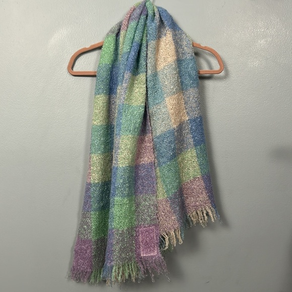 Handwoven 100% mohair made in Scotland by Andrew Stewart vintage scarf - Picture 2 of 13